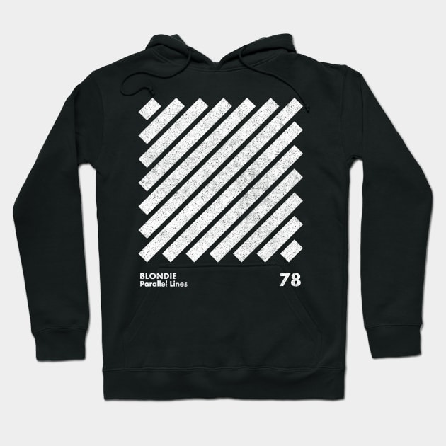 Blondie / Parallel Lines / Minimal Graphic Design Tribute Hoodie by saudade